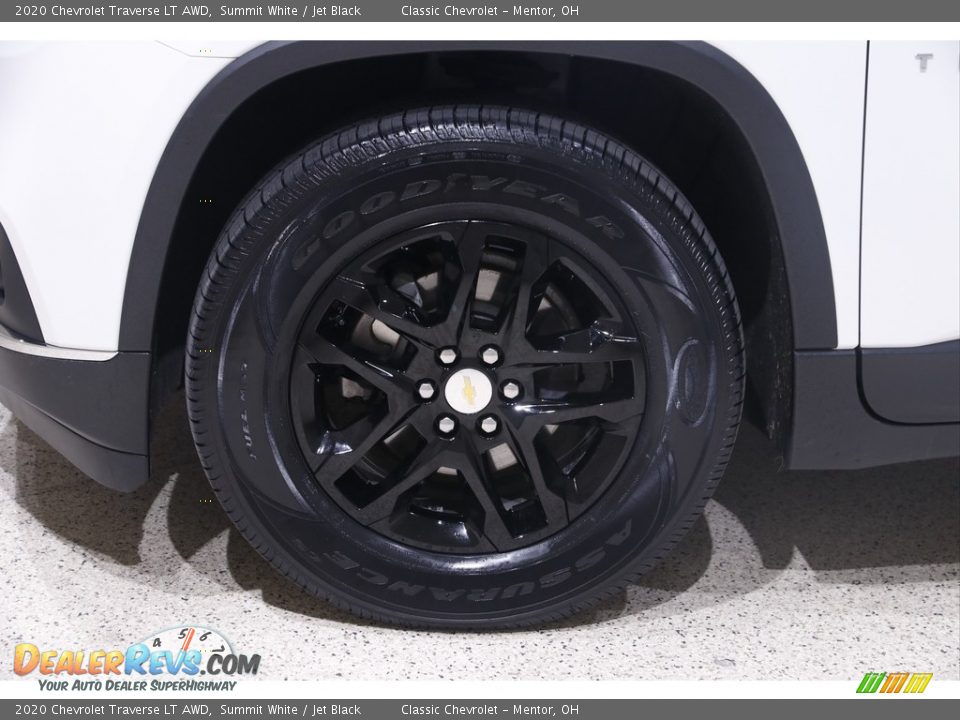 2020 Chevrolet Traverse LT AWD Summit White / Jet Black Photo #23