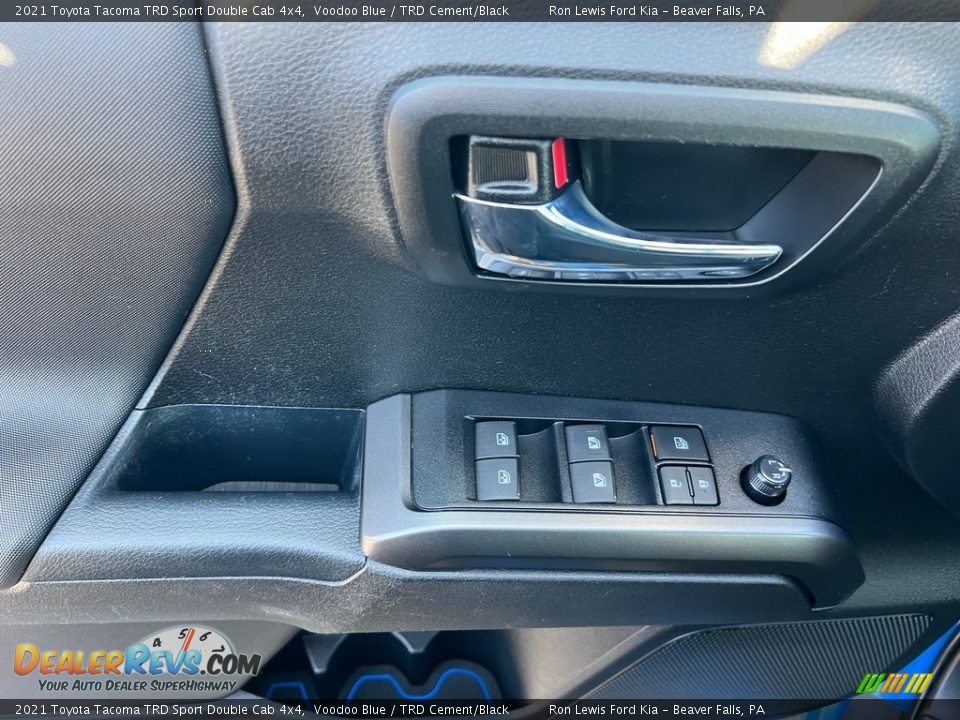 2021 Toyota Tacoma TRD Sport Double Cab 4x4 Voodoo Blue / TRD Cement/Black Photo #14