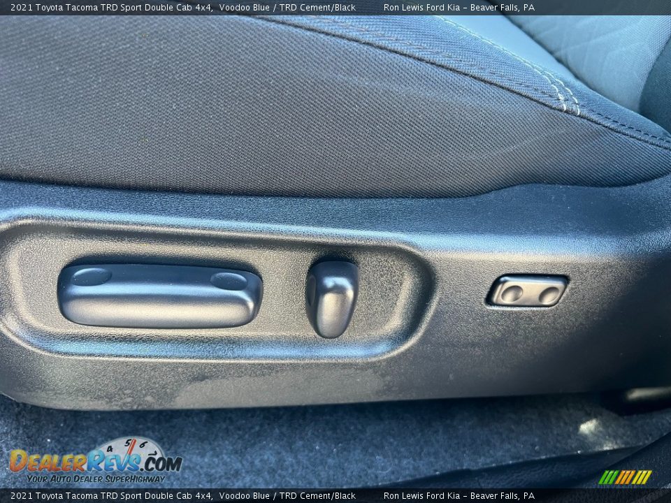 2021 Toyota Tacoma TRD Sport Double Cab 4x4 Voodoo Blue / TRD Cement/Black Photo #15