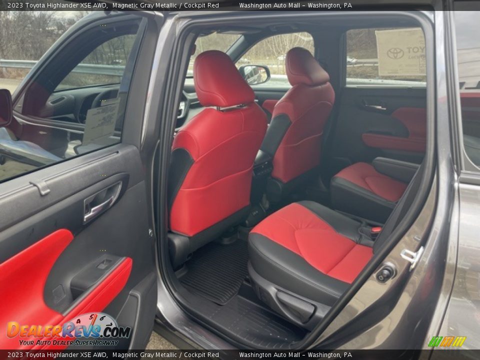 Rear Seat of 2023 Toyota Highlander XSE AWD Photo #22