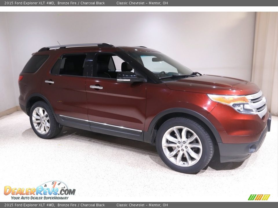 2015 Ford Explorer XLT 4WD Bronze Fire / Charcoal Black Photo #1