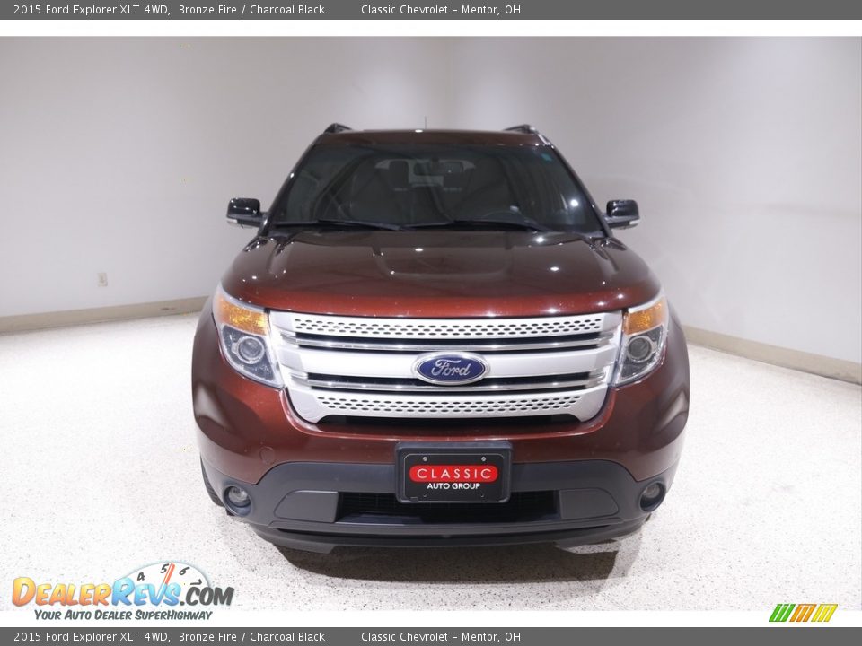 2015 Ford Explorer XLT 4WD Bronze Fire / Charcoal Black Photo #2