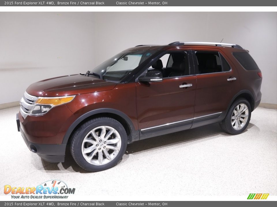 2015 Ford Explorer XLT 4WD Bronze Fire / Charcoal Black Photo #3