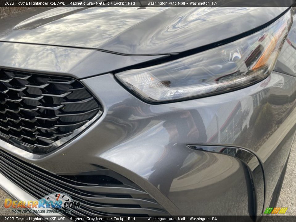 2023 Toyota Highlander XSE AWD Magnetic Gray Metallic / Cockpit Red Photo #27