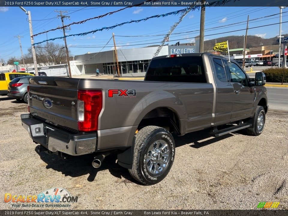 2019 Ford F250 Super Duty XLT SuperCab 4x4 Stone Gray / Earth Gray Photo #6