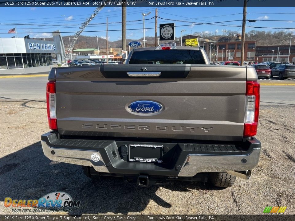 2019 Ford F250 Super Duty XLT SuperCab 4x4 Stone Gray / Earth Gray Photo #7