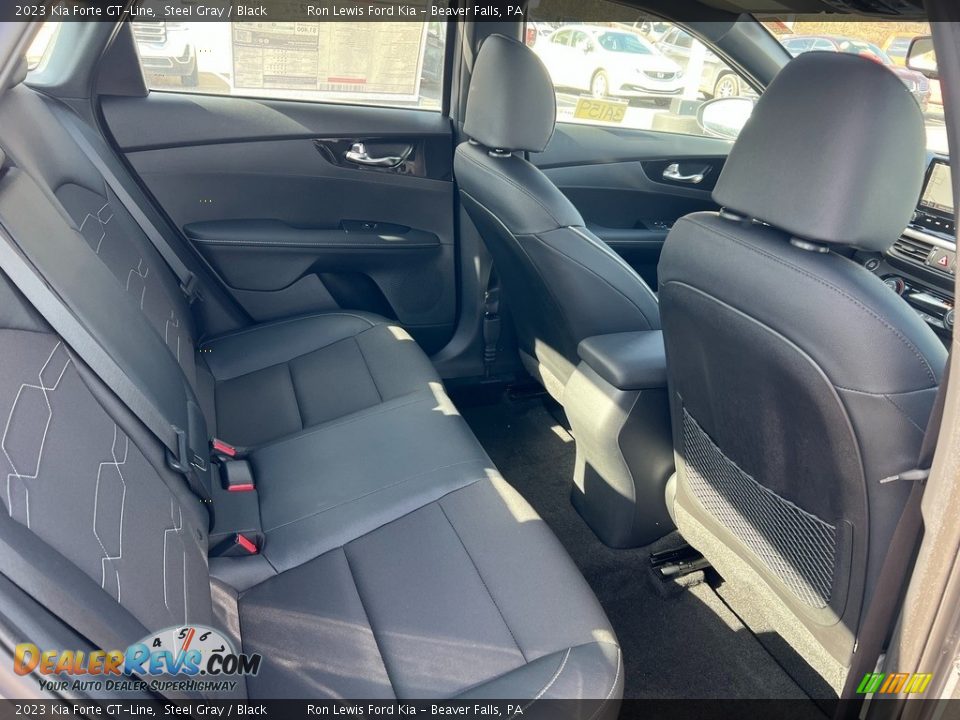 2023 Kia Forte GT-Line Steel Gray / Black Photo #11