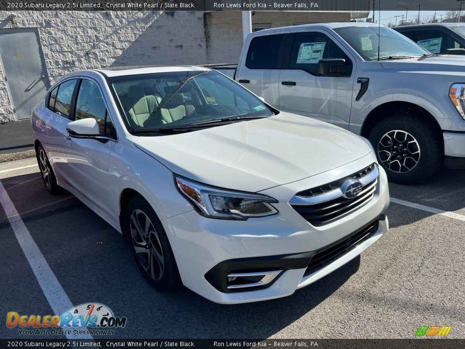 2020 Subaru Legacy 2.5i Limited Crystal White Pearl / Slate Black Photo #3