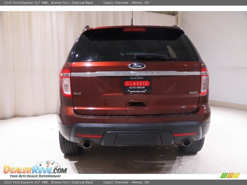 2015 Ford Explorer XLT 4WD Bronze Fire / Charcoal Black Photo #21