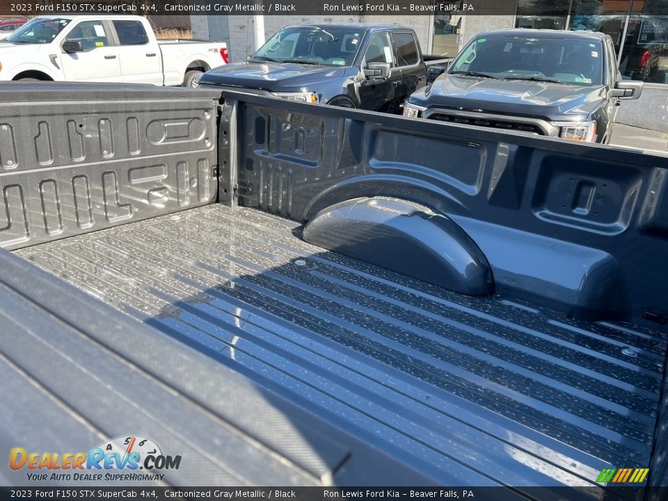 2023 Ford F150 STX SuperCab 4x4 Carbonized Gray Metallic / Black Photo #10