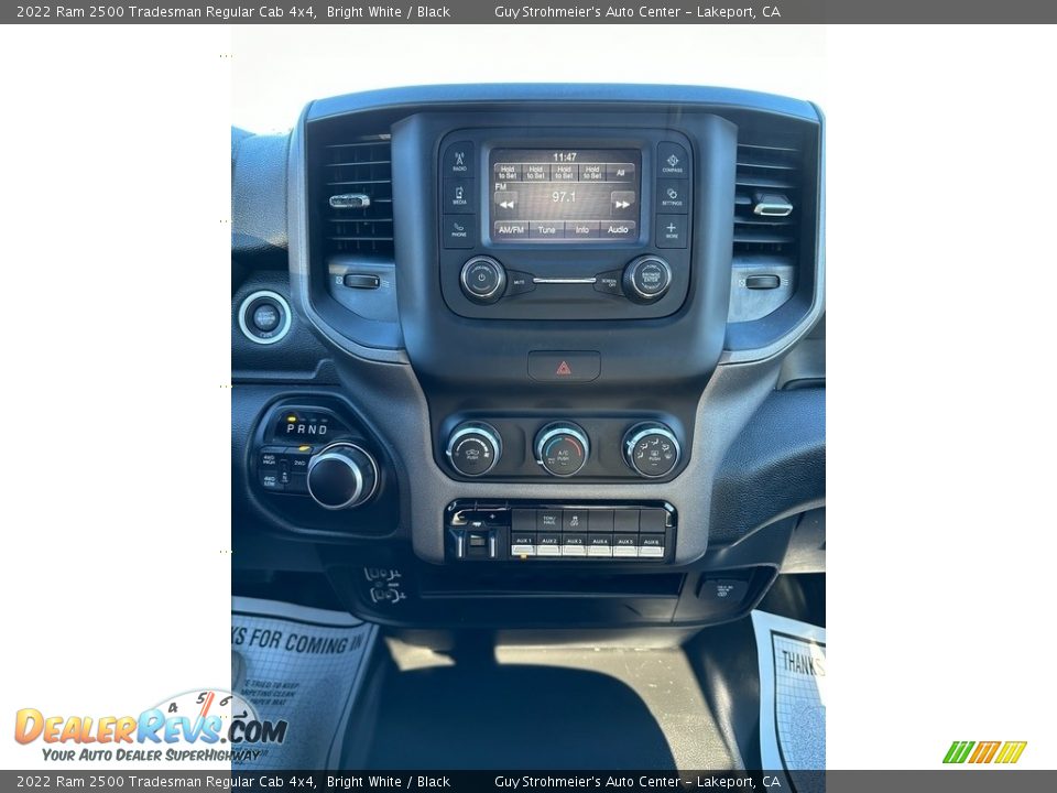 Controls of 2022 Ram 2500 Tradesman Regular Cab 4x4 Photo #8