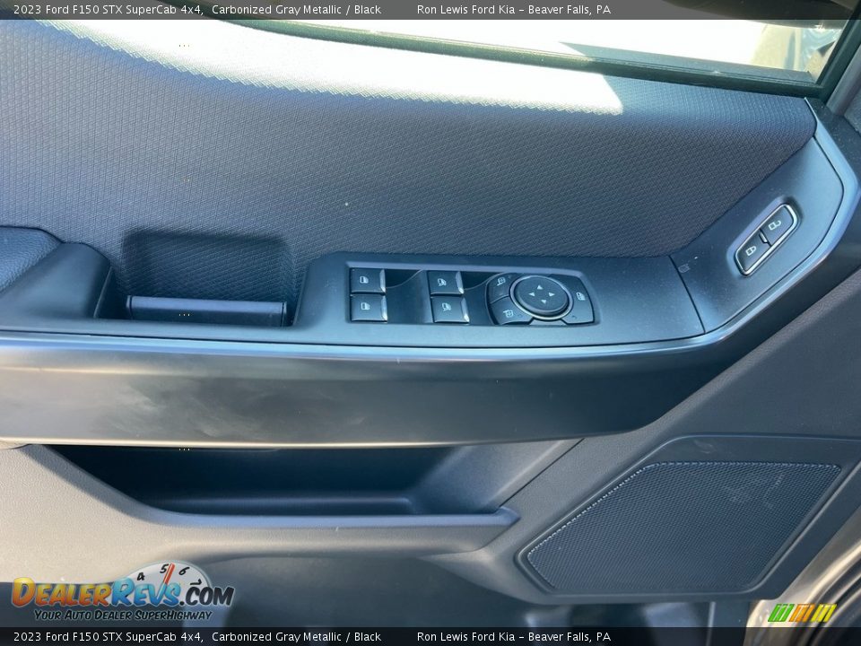 2023 Ford F150 STX SuperCab 4x4 Carbonized Gray Metallic / Black Photo #16