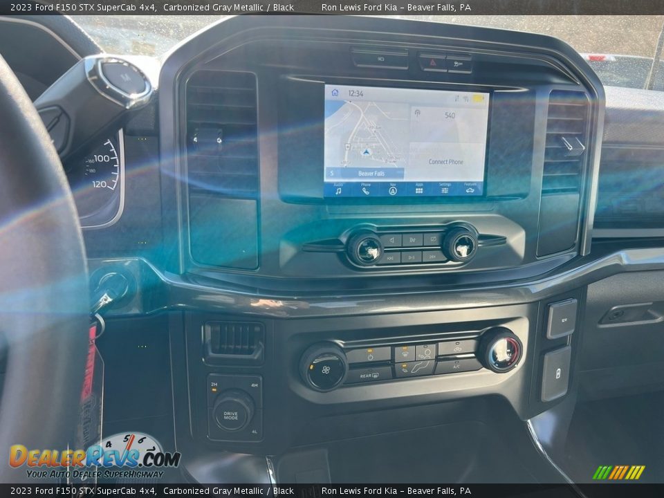 2023 Ford F150 STX SuperCab 4x4 Carbonized Gray Metallic / Black Photo #17