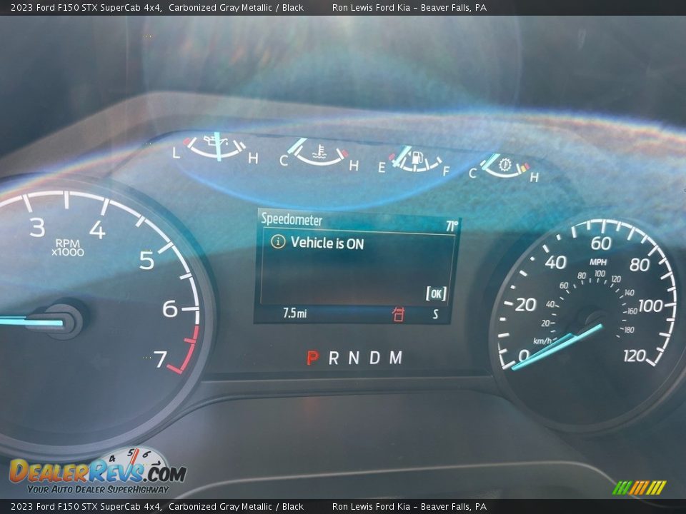 2023 Ford F150 STX SuperCab 4x4 Carbonized Gray Metallic / Black Photo #18
