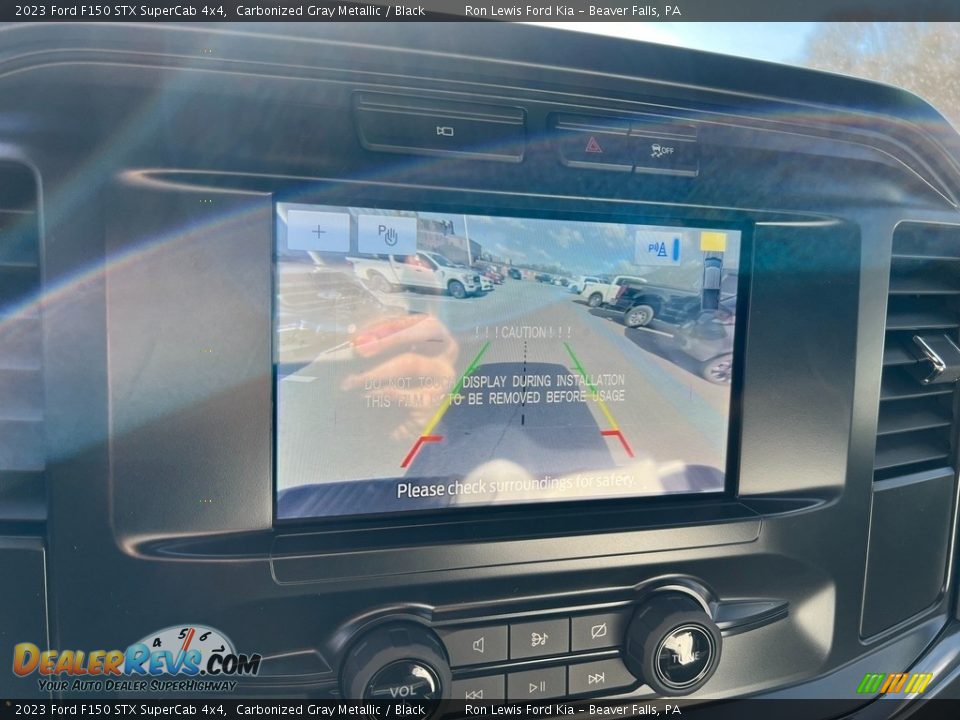 2023 Ford F150 STX SuperCab 4x4 Carbonized Gray Metallic / Black Photo #19