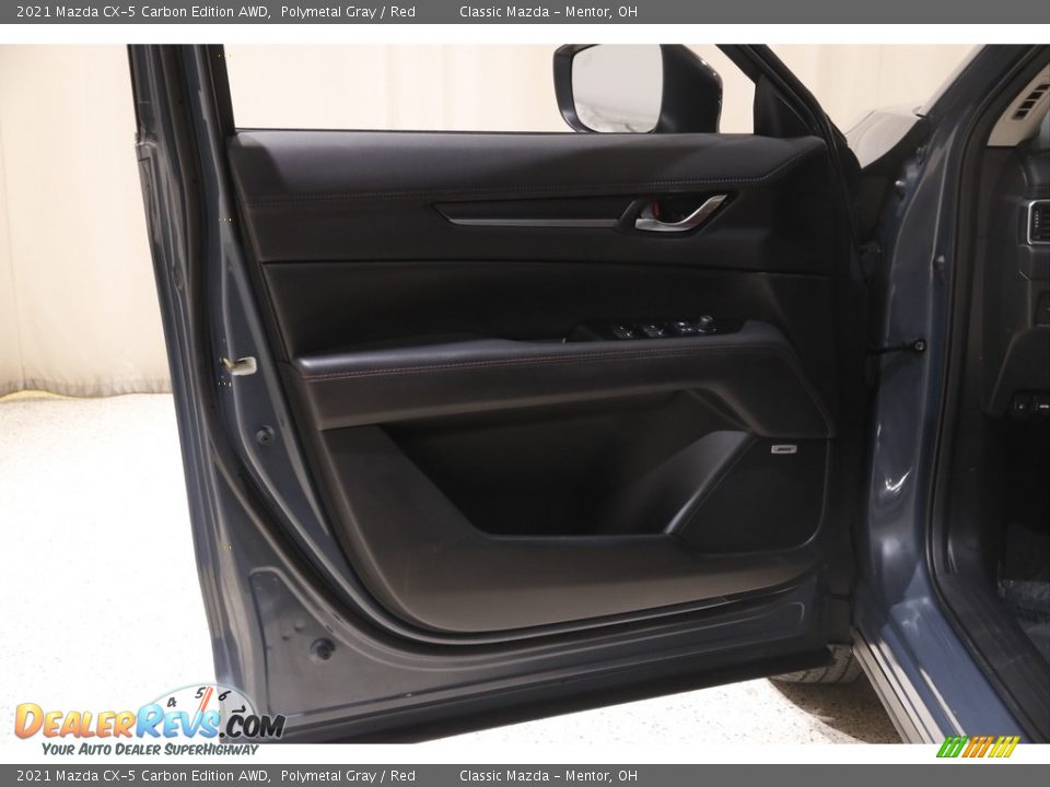 2021 Mazda CX-5 Carbon Edition AWD Polymetal Gray / Red Photo #4