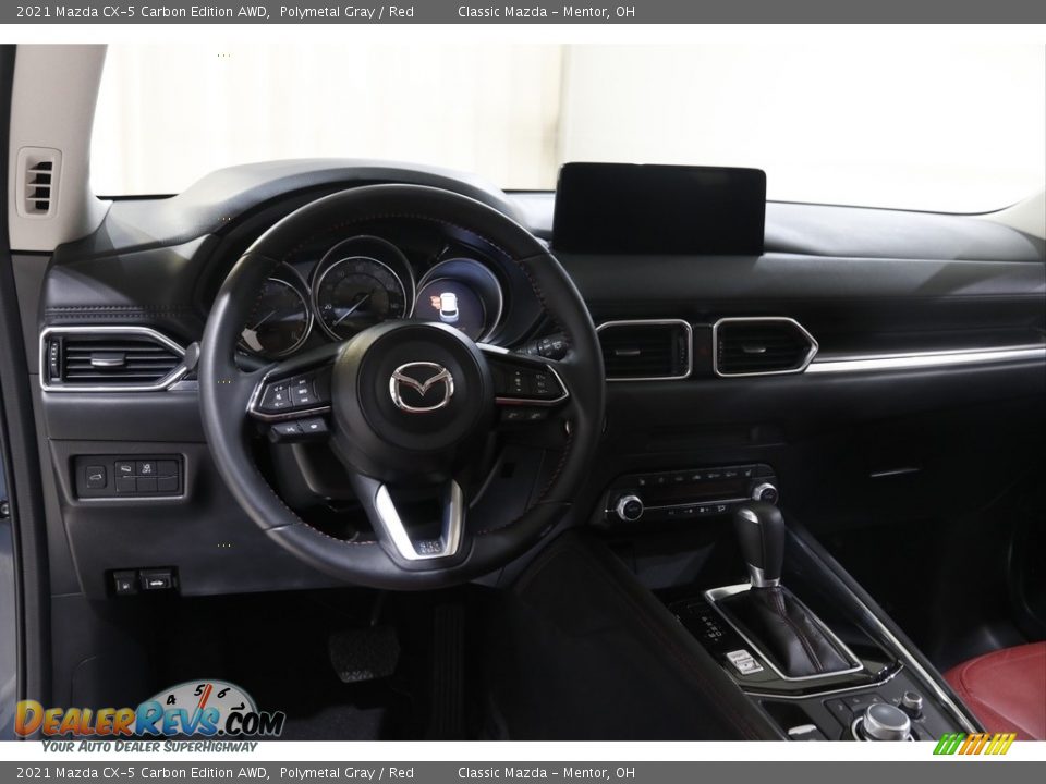 2021 Mazda CX-5 Carbon Edition AWD Polymetal Gray / Red Photo #6