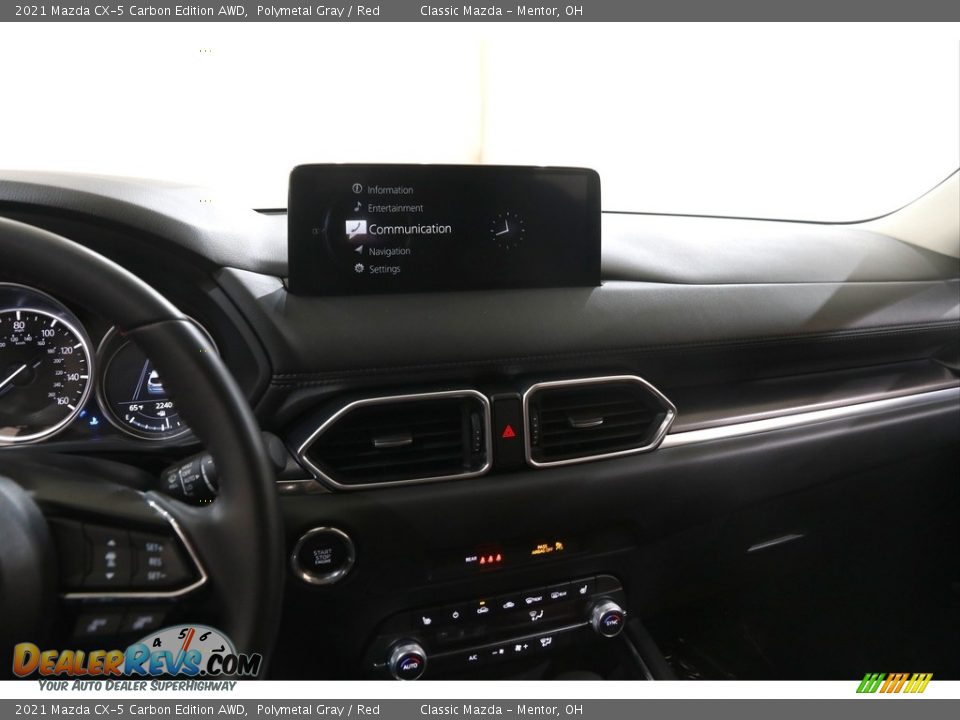 2021 Mazda CX-5 Carbon Edition AWD Polymetal Gray / Red Photo #9
