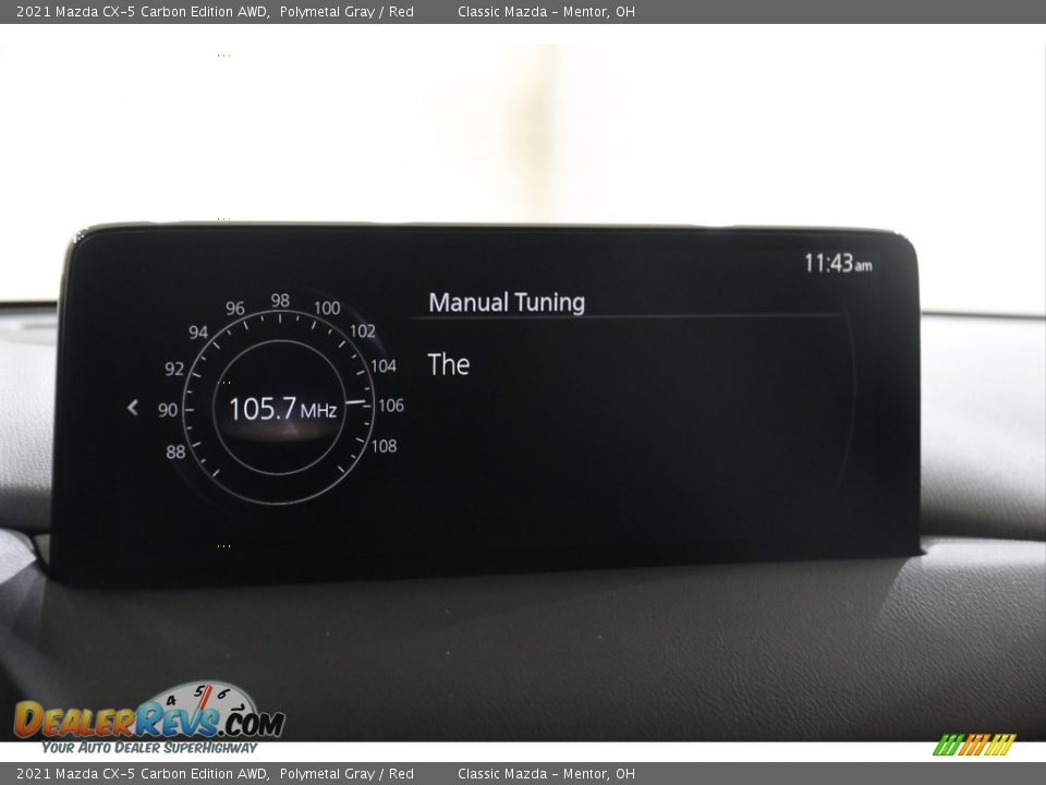 2021 Mazda CX-5 Carbon Edition AWD Polymetal Gray / Red Photo #11