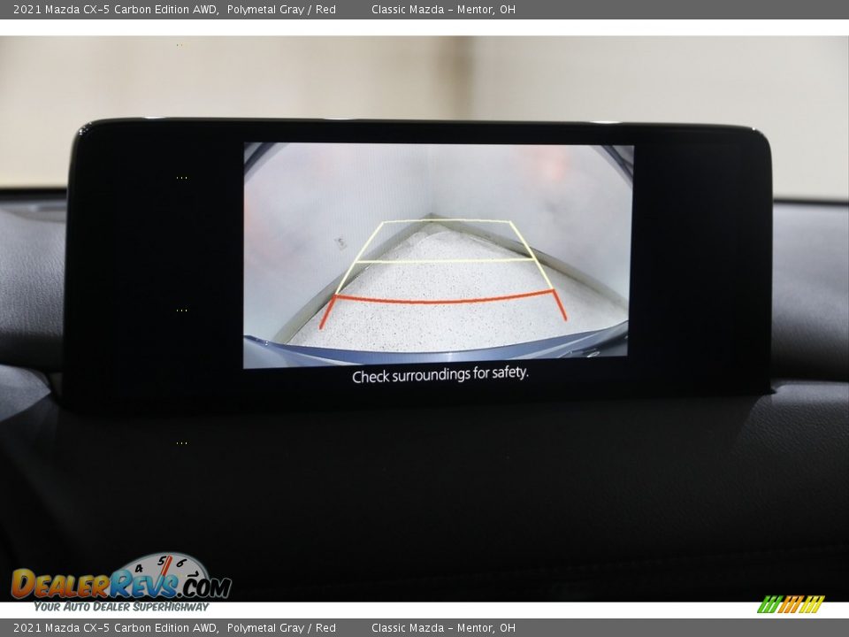 2021 Mazda CX-5 Carbon Edition AWD Polymetal Gray / Red Photo #12