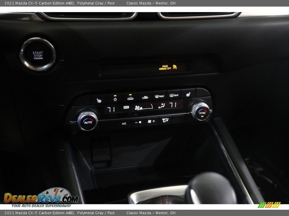 2021 Mazda CX-5 Carbon Edition AWD Polymetal Gray / Red Photo #13