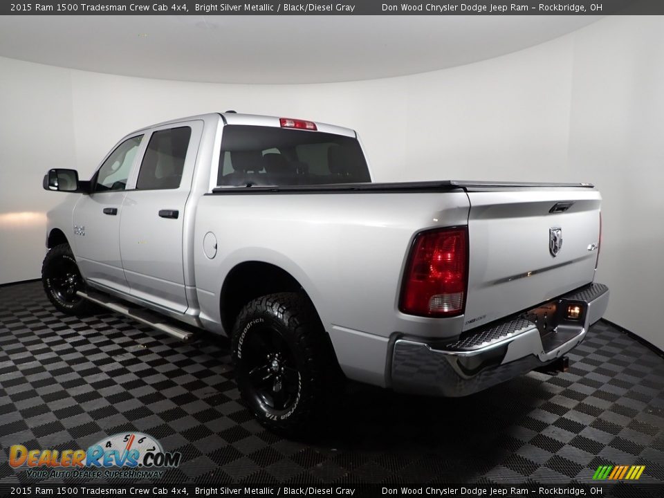 Bright Silver Metallic 2015 Ram 1500 Tradesman Crew Cab 4x4 Photo #6