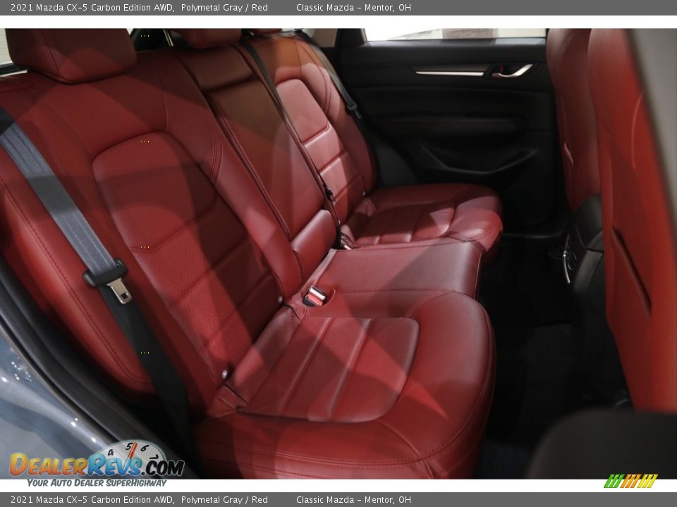 2021 Mazda CX-5 Carbon Edition AWD Polymetal Gray / Red Photo #16