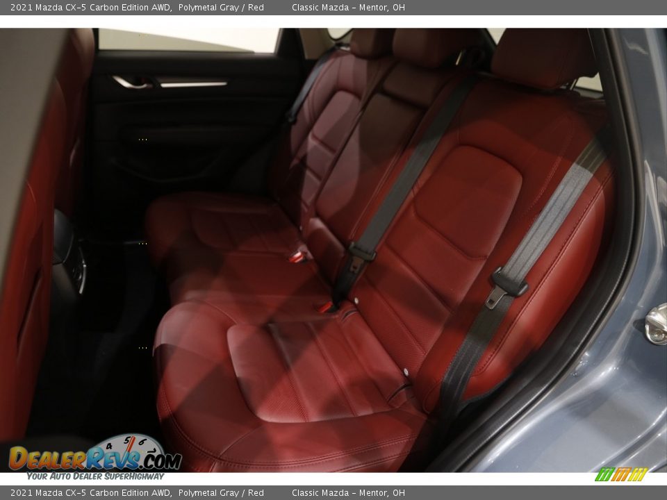 2021 Mazda CX-5 Carbon Edition AWD Polymetal Gray / Red Photo #17