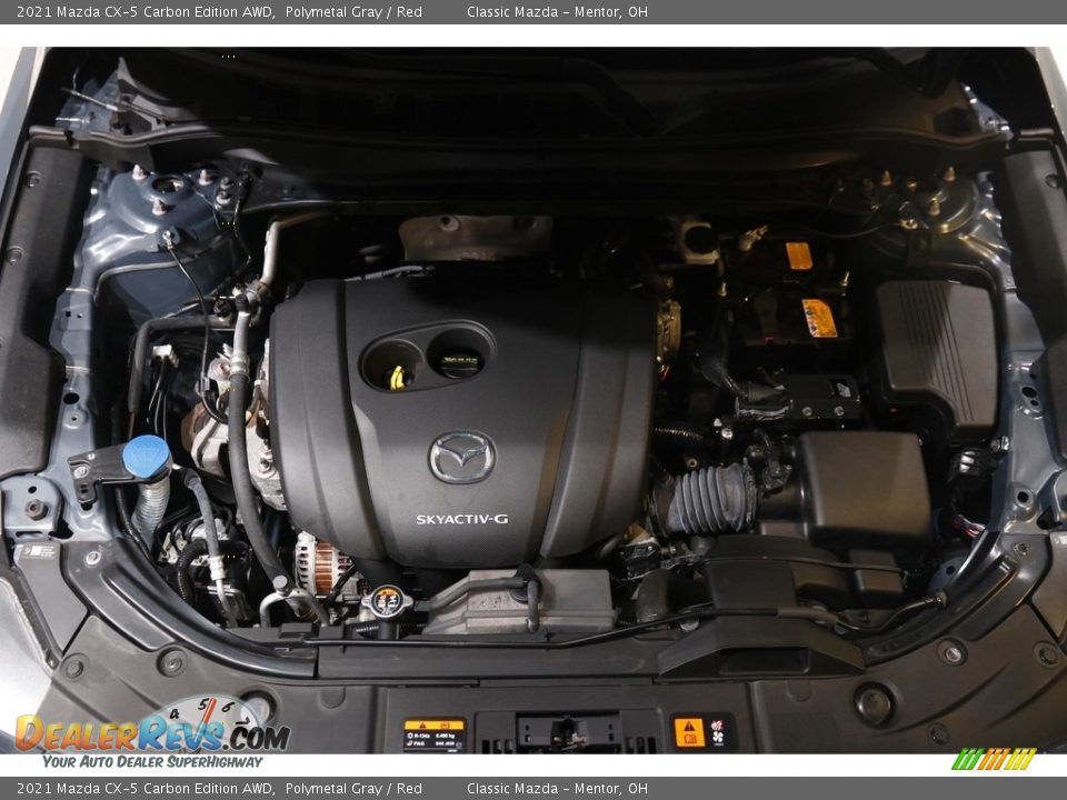 2021 Mazda CX-5 Carbon Edition AWD Polymetal Gray / Red Photo #19