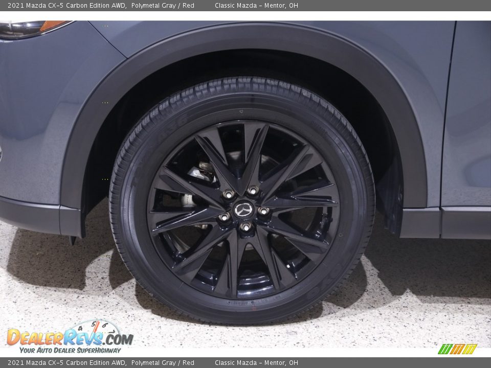 2021 Mazda CX-5 Carbon Edition AWD Polymetal Gray / Red Photo #20