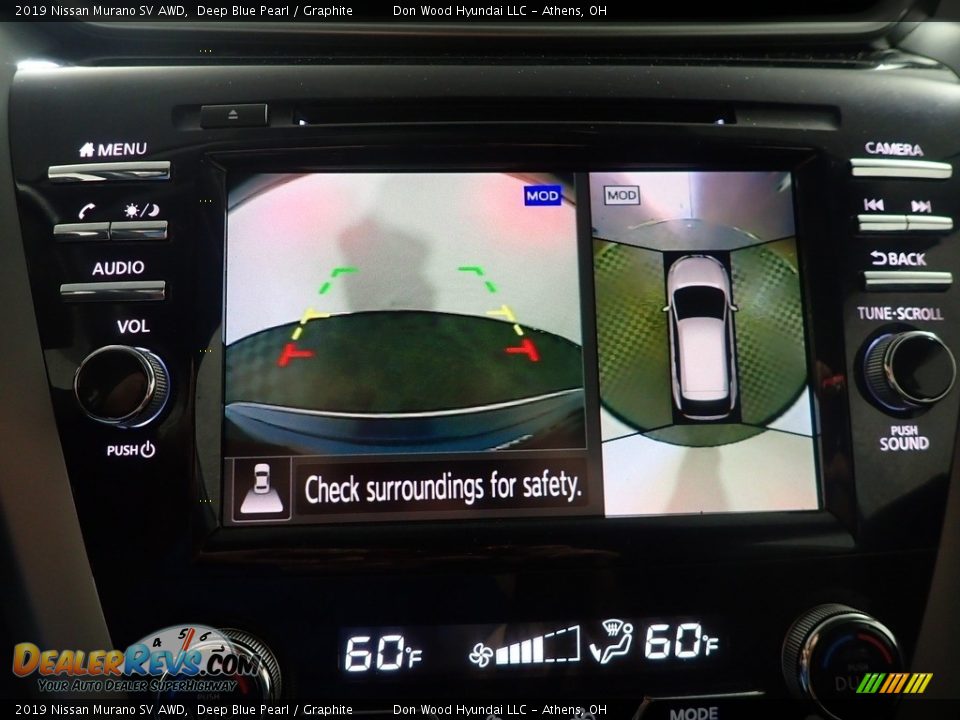 2019 Nissan Murano SV AWD Deep Blue Pearl / Graphite Photo #3