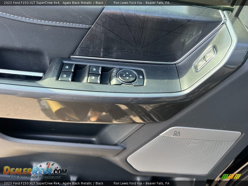 2023 Ford F150 XLT SuperCrew 4x4 Agate Black Metallic / Black Photo #15