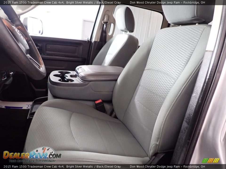 Front Seat of 2015 Ram 1500 Tradesman Crew Cab 4x4 Photo #13