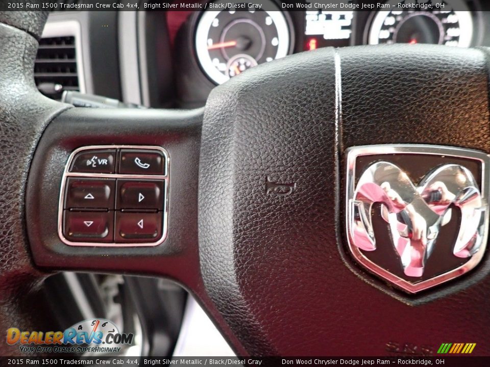 2015 Ram 1500 Tradesman Crew Cab 4x4 Steering Wheel Photo #15