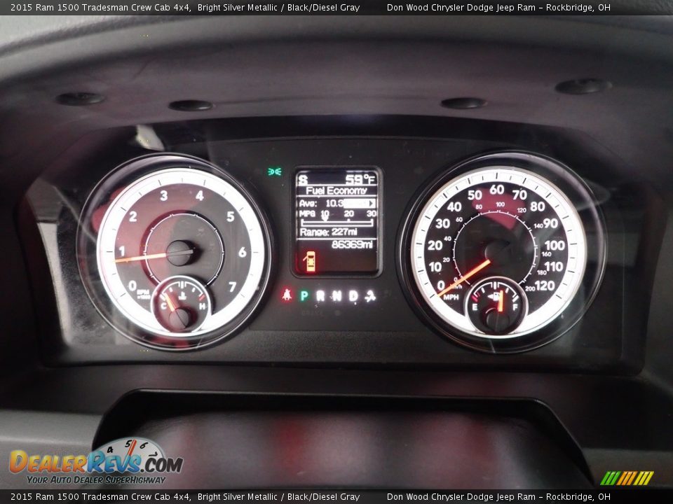 2015 Ram 1500 Tradesman Crew Cab 4x4 Gauges Photo #17