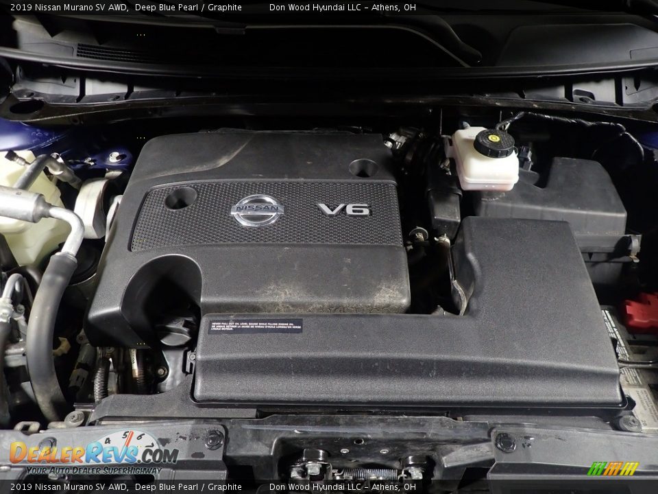 2019 Nissan Murano SV AWD Deep Blue Pearl / Graphite Photo #8