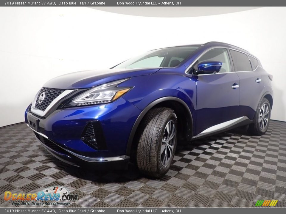 2019 Nissan Murano SV AWD Deep Blue Pearl / Graphite Photo #9