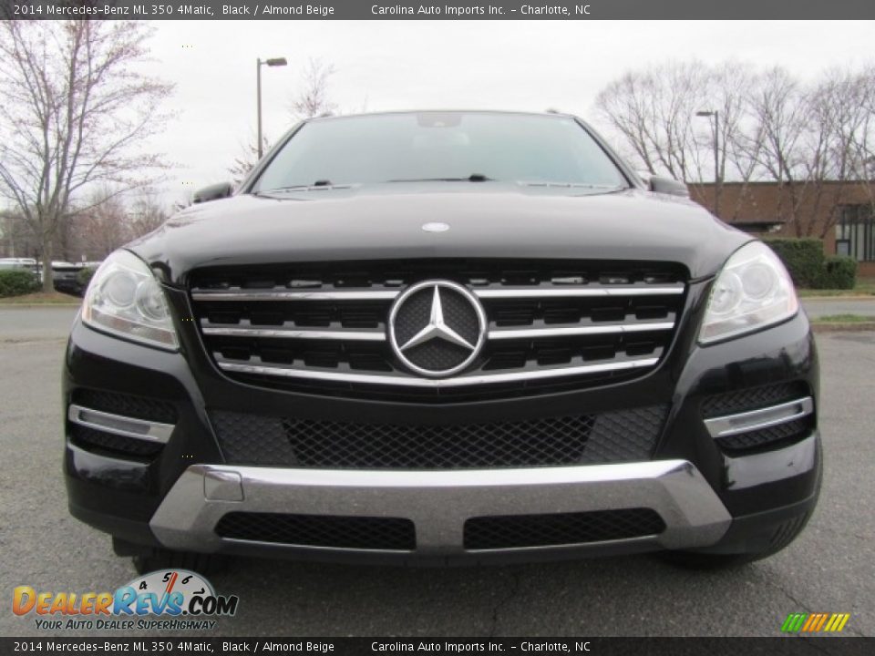 2014 Mercedes-Benz ML 350 4Matic Black / Almond Beige Photo #4