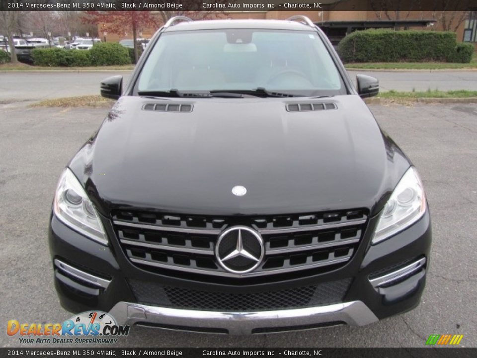 2014 Mercedes-Benz ML 350 4Matic Black / Almond Beige Photo #5