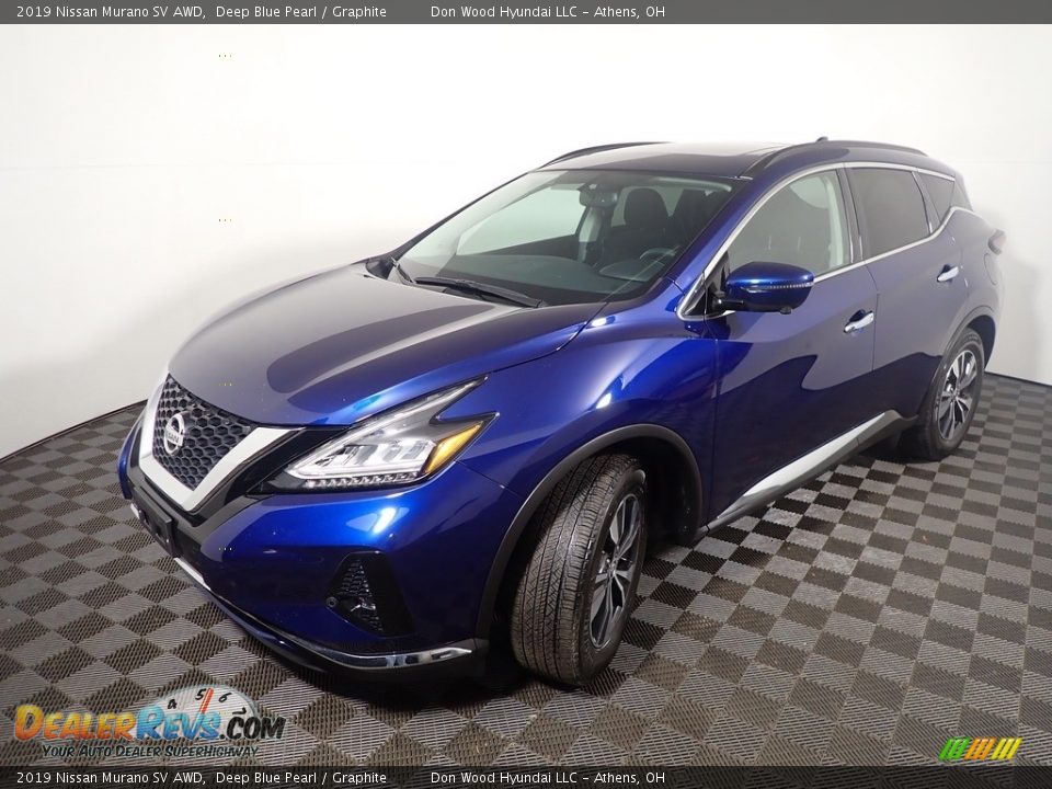 2019 Nissan Murano SV AWD Deep Blue Pearl / Graphite Photo #10