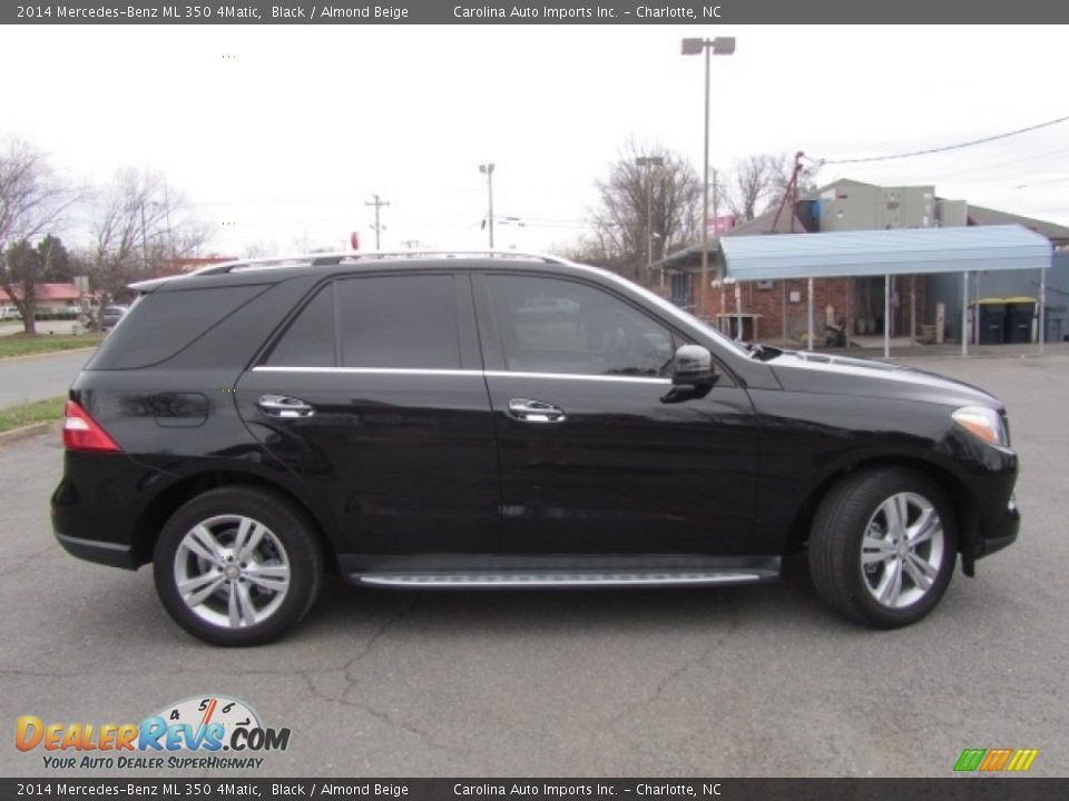 2014 Mercedes-Benz ML 350 4Matic Black / Almond Beige Photo #11