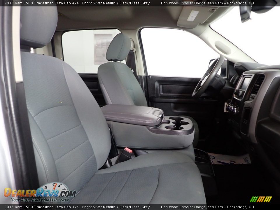 Front Seat of 2015 Ram 1500 Tradesman Crew Cab 4x4 Photo #26