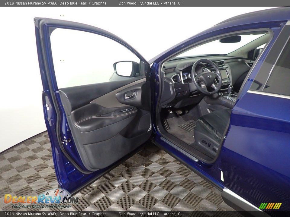 2019 Nissan Murano SV AWD Deep Blue Pearl / Graphite Photo #19