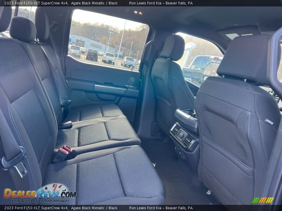 Rear Seat of 2023 Ford F150 XLT SuperCrew 4x4 Photo #11