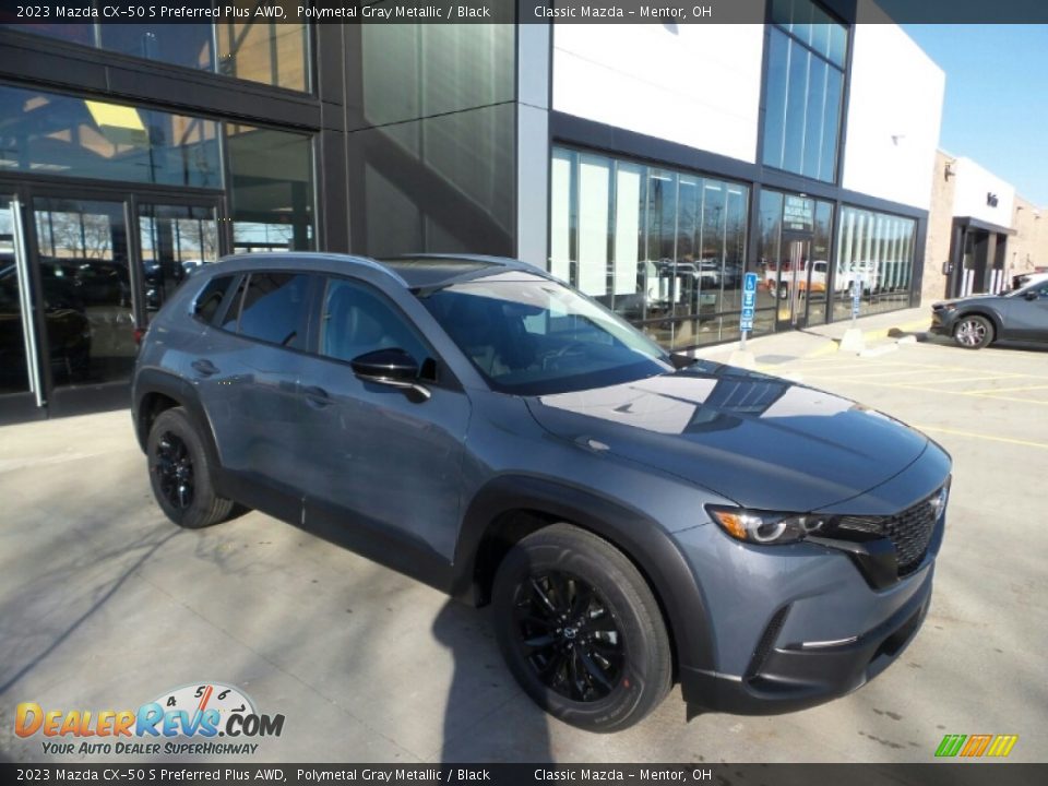2023 Mazda CX-50 S Preferred Plus AWD Polymetal Gray Metallic / Black Photo #1