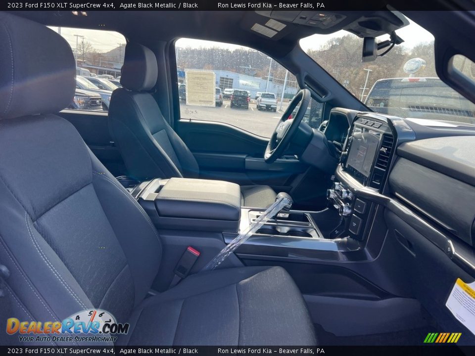 Front Seat of 2023 Ford F150 XLT SuperCrew 4x4 Photo #12