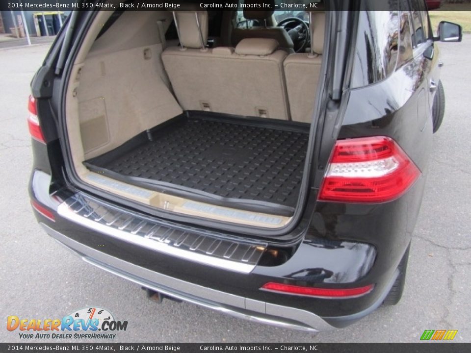 2014 Mercedes-Benz ML 350 4Matic Black / Almond Beige Photo #20