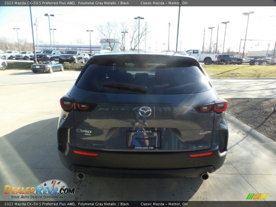 2023 Mazda CX-50 S Preferred Plus AWD Polymetal Gray Metallic / Black Photo #5