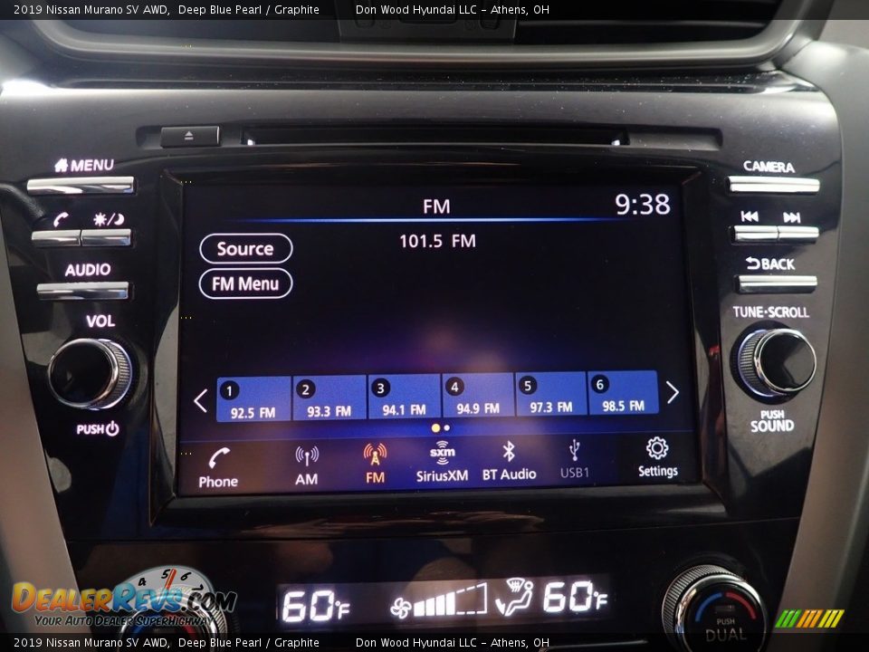 2019 Nissan Murano SV AWD Deep Blue Pearl / Graphite Photo #25