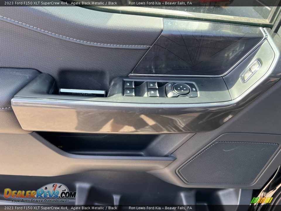 2023 Ford F150 XLT SuperCrew 4x4 Agate Black Metallic / Black Photo #16